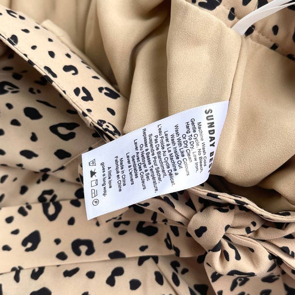 Sunday Best High Waist Cheetah Print Shorts Size 0 - Picture 3 of 8